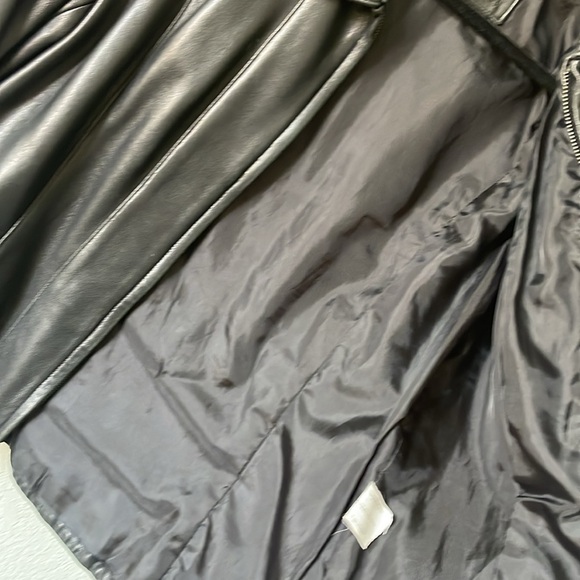 Donny Brook Black 100% Leather Jacket Small - Picture 6 of 7